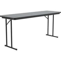 Outlet Folding Table, 60" x 24", Gray Granite/Dove Gray (ST2460TF-15) Folding Tables