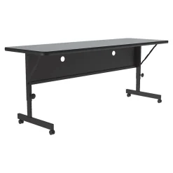 New Folding Table, 72" x 24", Gray Granite (FT2472TF-15) Folding Tables