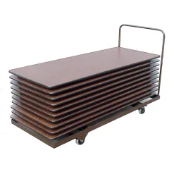 Hot Folding Table Truck in Brown (T3072A) Folding Tables