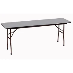Outlet 96-inch Metal, Particle Board & Laminate Seminar Table, Gray Granite Folding Tables