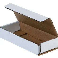 Partners Brand Corrugated Mailers, 11" x 8" x 2", White, 50/Bundle (M1182R)* Corrugated Mailers