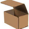 Partners Brand Corrugated Mailers, 7" x 5" x 5" Kraft, 50/Bundle (M755K)* Corrugated Mailers