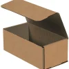 Partners Brand Corrugated Mailers, 10" x 4" x 3", Kraft, 50/Bundle (M1043K)* Corrugated Mailers