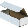 Unbranded Corrugated Mailers, 8" x 2" x 2", White, 50/Bundle (M822)* Corrugated Mailers