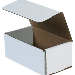 Unbranded Corrugated Mailers, 9" x 7" x 4", White, 50/Bundle (M974)* Corrugated Mailers