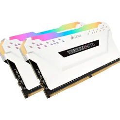 Corsair VENGEANCE RGB PRO 16GB (2 x 8GB) DDR4 DIMM-288 pin Desktop Memory Kit (CMW16GX4M2C3200C16W)* Computer Memory