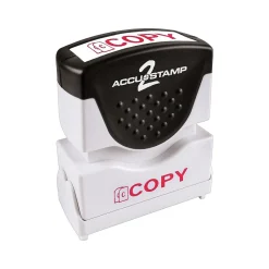 Accu-Stamp Cosco 2 Pre-Inked Stamp, "COPY", Red Ink (COS035594) Outlet