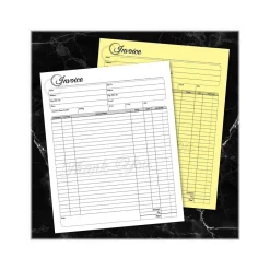 New Artistic 2-Part Carbonless Invoices, 8.5" x 11", 50 Sets/Book (074003) Business Forms
