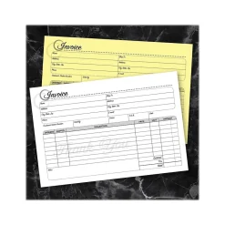 Sale Artistic 2-Part Carbonless Invoices, 5.4" x 8.5", 50 Sets/Book (074007) Business Forms