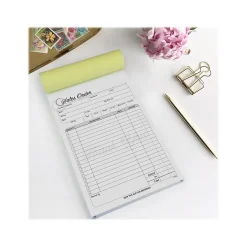 Hot Artistic 2-Part Carbonless Sales Orders, 5.5