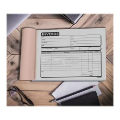 Sale Business 3-Part Carbonless Invoices, 5.4