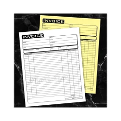 Discount Business 2-Part Carbonless Invoices, 8.5" x 11", 50 Sets/Book (074005) Business Forms
