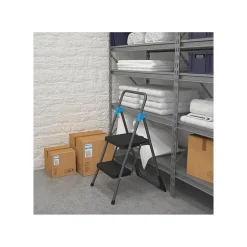 Ladders & Step Stools<Cosco Commercial 2-Step Folding Stool, 300 lb Capacity, Gray (CSC11829GGB)