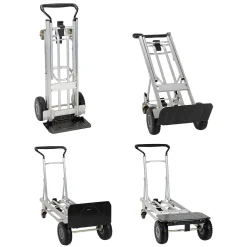 Hand Trucks & Dollies<Cosco 4-in-1 Folding Series Convertible Hand Truck, 1000 lb. Capacity, Silver/Black (12323ASB1E)