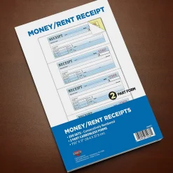 Online 2-Part Carbonless Receipts, 7.63" x 11", 200 Sets/Book (074037PK2) Business Forms