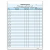 Hot Patient Confidential Sign-In Forms, 3-Part, 125 Forms/Pack (074039) Medical Forms
