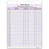 Hot Patient Confidential Sign-In Forms, 3-Part, 125 Forms/Pack (074043) Medical Forms