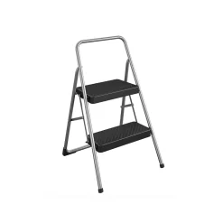 Ladders & Step Stools<Cosco 2-Step Folding Steel Step Stool, 200 lb Capacity, 28.13" Working Height, Cool Gray (11137PBL1E)