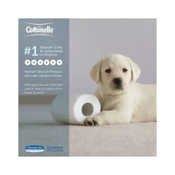Cottonelle Professional Toilet Paper, 1-ply, White, 170 Sheets/Roll, 12 Rolls/Pack (12456)