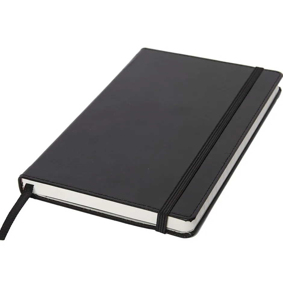 C.R. Gibson Journal, 5" x 8.25", Narrow Ruled, Black, 192 Pages (MJ5-0001) New