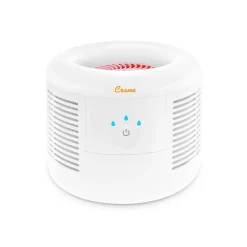 Air Purifiers<Crane HEPA Tabletop Air Purifier, 3-Speed, White (EE-7002AIR)