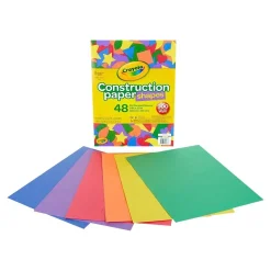 Hot Construction Paper Sheets, Assorted Colors, 48/Pack (99-0036) Construction Paper