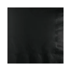 Napkins<Creative Converting Touch of Color Lunch Napkin, 2-ply, Black Velvet, 150 Napkins/Pack (DTC139194135NAP)