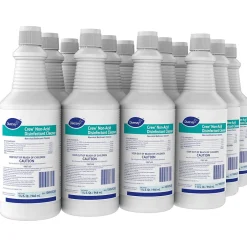 Diversey Crew Non-Acid Disinfectant All-Purpose Cleaner, Floral Fresh, 32 Oz., 12/Carton (100925283)