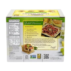 Crackers<Crunchmaster Gluten Free 5-Seed Crackers, Two 10 oz. Bags/Pack (220-00757)