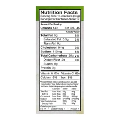 Crackers<Crunchmaster Gluten Free 5-Seed Crackers, Two 10 oz. Bags/Pack (220-00757)