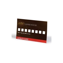 Outlet Custom Loyalty Cards Business Cards