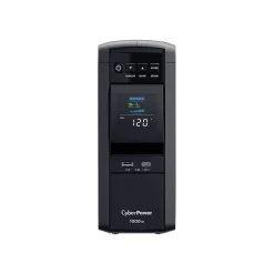 Battery Backup<CyberPower PFC Sinewave Series 1000VA UPS, 10-Outlet, Black (CP1000PFCLCD)