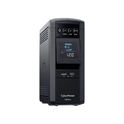 Battery Backup<CyberPower PFC Sinewave Series 1000VA UPS, 10-Outlet, Black (CP1000PFCLCD)