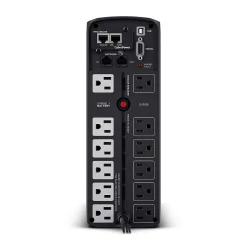 Battery Backup<CyberPower PFC Sinewave 1500VA UPS, 12-Outlets, Black (CP1500PFCLCD)
