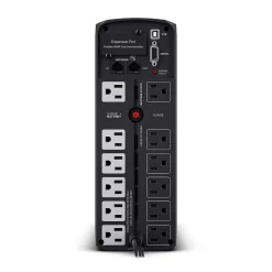 Battery Backup<CyberPower PFC Sinewave 1500VA UPS, 12-Outlets, Black (CP1500PFCLCD)