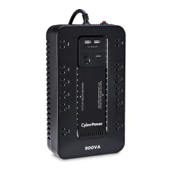 Battery Backup<CyberPower Standby Series 900VA 12-Outlet UPS, Black (ST900U)
