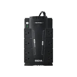 Battery Backup<CyberPower 550VA 8-Outlet UPS (CP550SLG)