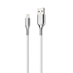 Lightning Cables<Cygnett Armored Lightning to USB-A Charge and Sync Cable, 6', White (CY2686PCCAL)