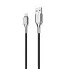 Cygnett Armored Lightning to USB Charge and Sync Cable, 9', Black (CY2671PCCAL)