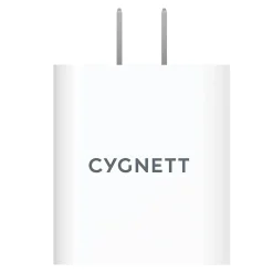 Cygnett PowerPlus 38-Watt Dual Port Wall Charger, White (CY3887POFLW)