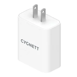 Cygnett PowerPlus 38-Watt Dual Port Wall Charger, White (CY3887POFLW)