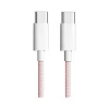 3D Luxe Cool Cables USB Type-C to USB Type-C Charging Cable, 3 ft., Pink (CC-PINK)