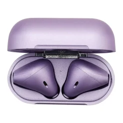 3D Luxe TWS Wireless Earbuds, Bluetooth, Satin Purple (TWS-Satin-Purple)