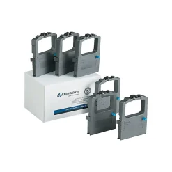 Printer Ribbons<DataProducts Ribbon, for OKI ML182 (52102001/52104001) Black, 6-Pack