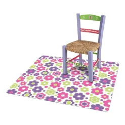 Outlet FashionMat Lazy Daisies Hard Floor Chair Mat, 35