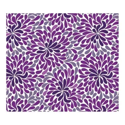 Sale FashionMat Purple Rain Hard Floor Chair Mat, 35" x 40", Low-Pile, Purple/White (CM3540PR) Chair Mats