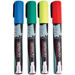 Deflect-O Tank Wet Erase Markers, Chisel Tip, Assorted, 4/Pack (SMA510-V4) Discount