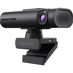 Delton AIC60 UHD 4K Face Tracking and Gesture Controls Webcam, 8.3 Megapixels, Black, (DCAIC60)* Webcams