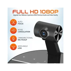 Delton C90 HD 1080p Conference Speakerphone Webcam, 2 Megapixels, Black, (DCSC90)* Webcams