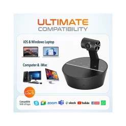 Delton C90 HD 1080p Conference Speakerphone Webcam, 2 Megapixels, Black, (DCSC90)* Webcams